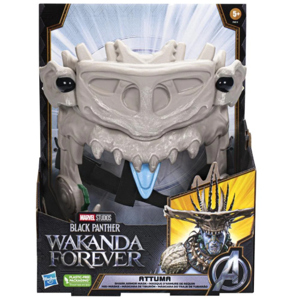 Marvel! Black Panther Wakanda Forever Attuma Shark Armour Mask - HASBRO - New!